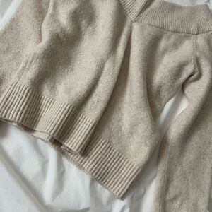 H&M Cream Cowl Neck Sweater